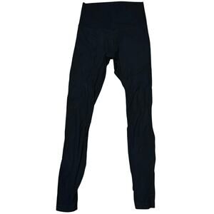 Lululemon Black Ribbed Leggings Size 4 Archival Y2K Revival Minimalist
